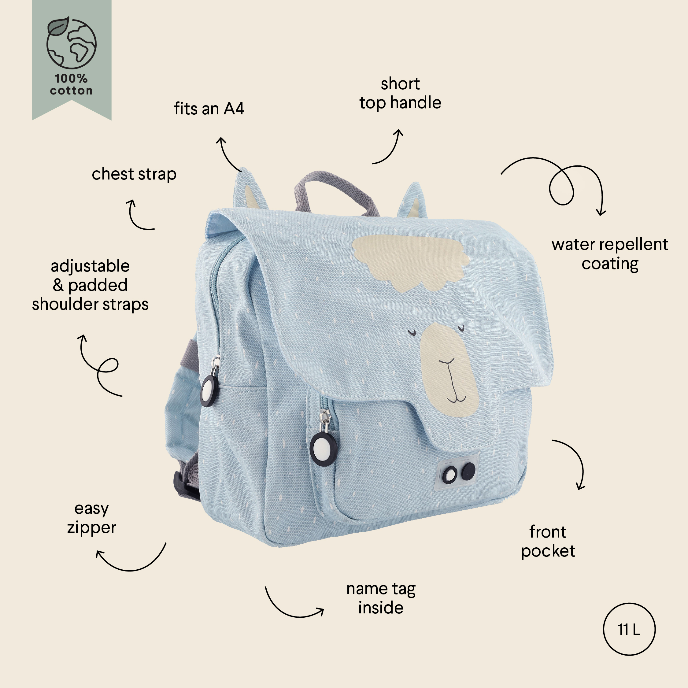 Satchel - Mr. Alpaca
